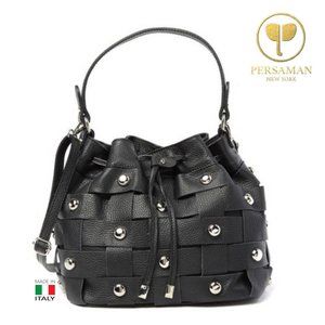 Persaman New York Italian Leather Shoulder Bag